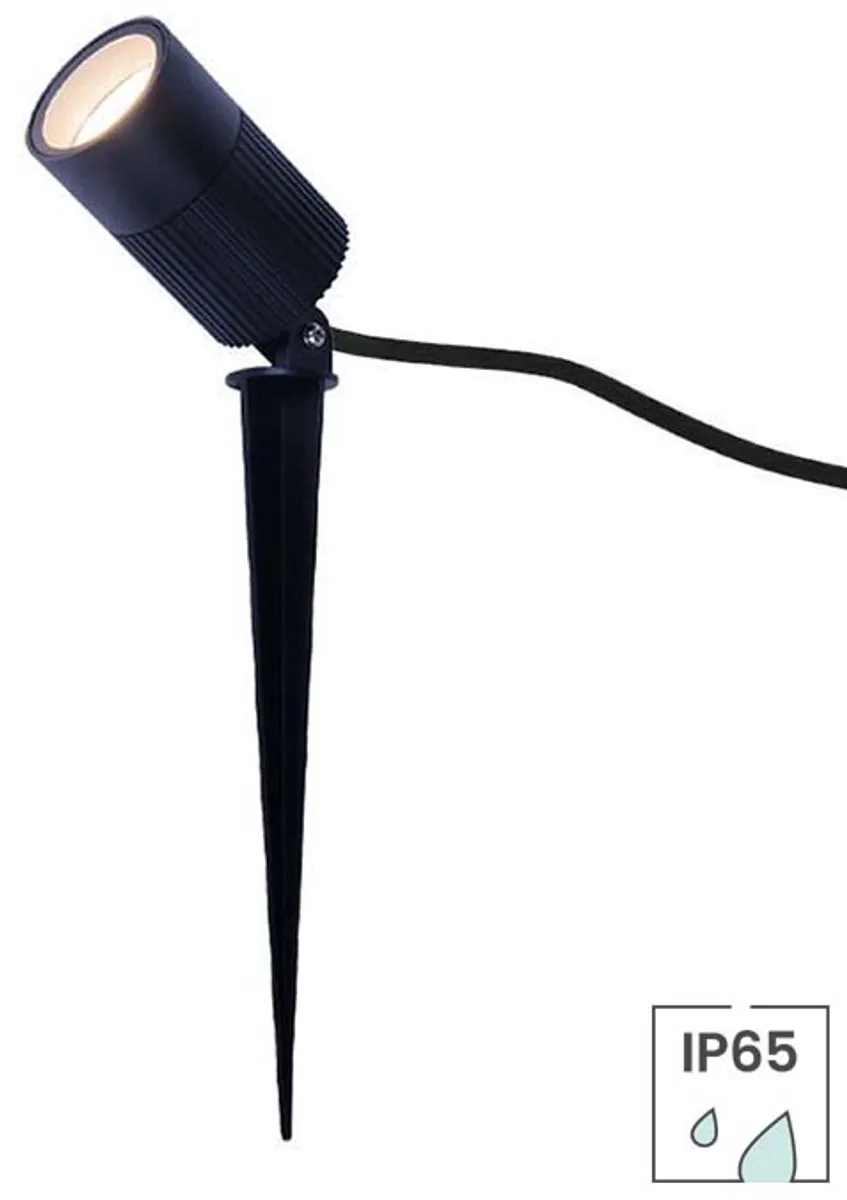 Lybardo Grondspot Buiten GU10 - 1 Lichtpunt 7cm Zwart