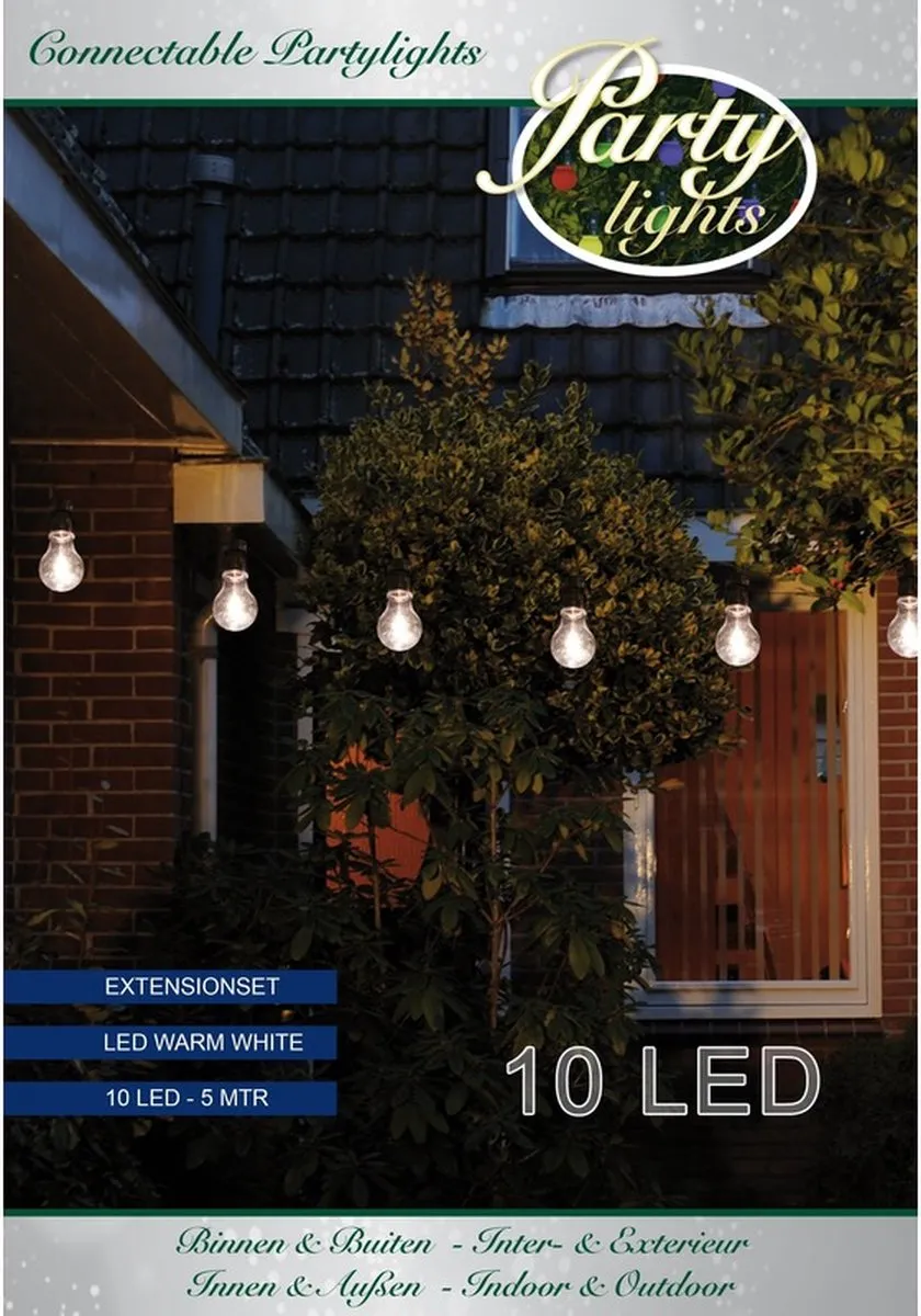 Anna's Collection Warmwitte LED Feestlampjes 10 Stuks