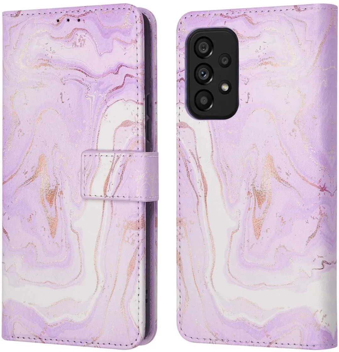 Imoshion Samsung Galaxy A53 Hoesje Purple Marble