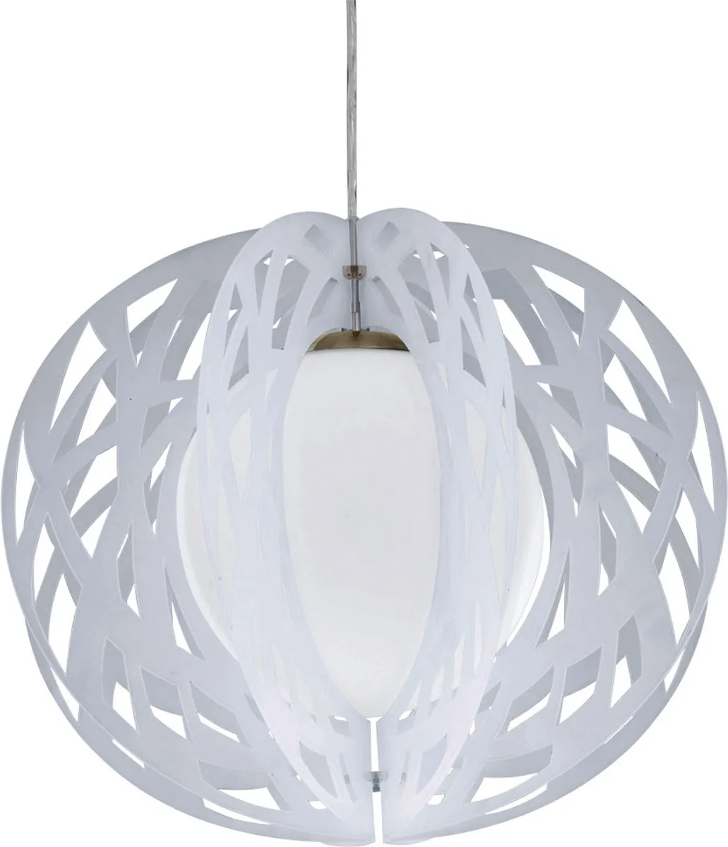 Eglo Forca Hanglamp 1 Licht 60W - Nikkel Mat Ø400mm - afbeelding 4 van 6