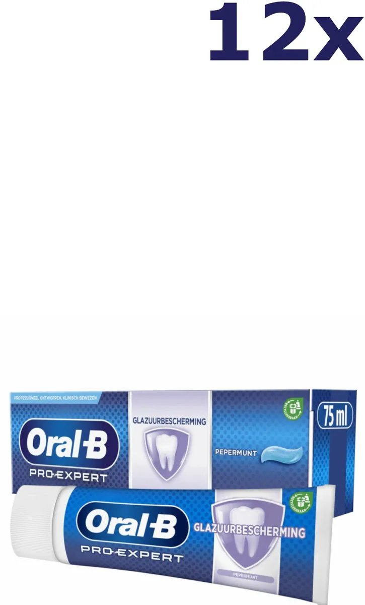 Oral-B Pro-Expert Sterk Glazuur Tandpasta 12x75ml
