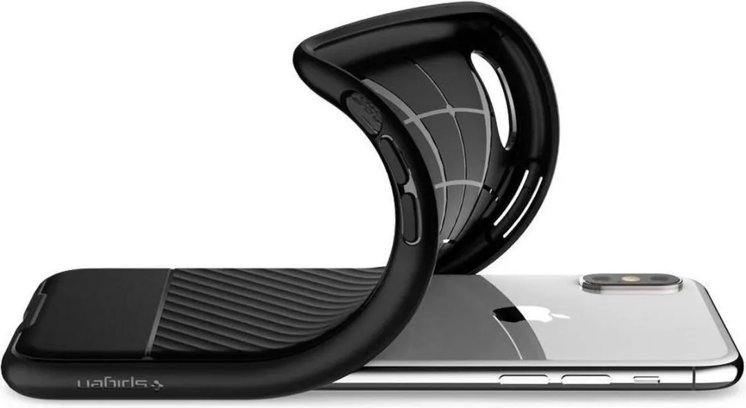 Spigen Core Armor Case iPhone XS Max - Zwart