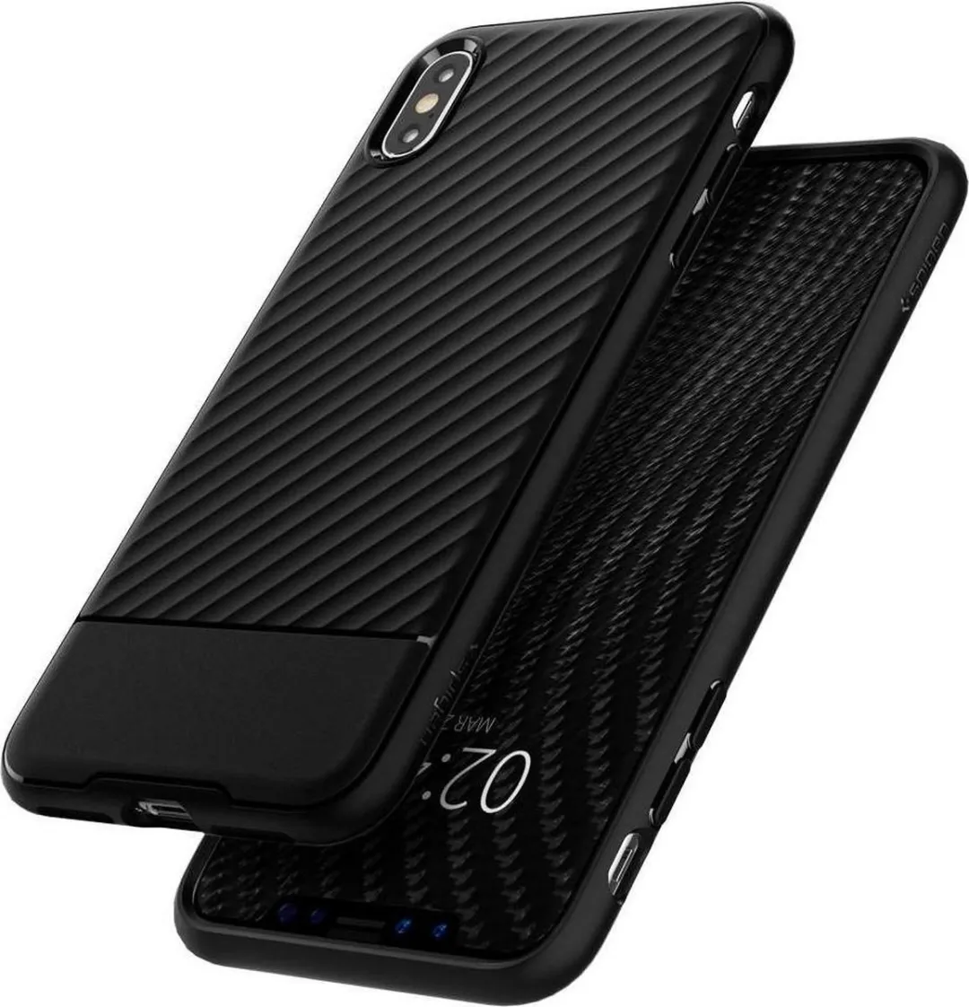 Spigen Core Armor Case iPhone XS Max - Zwart