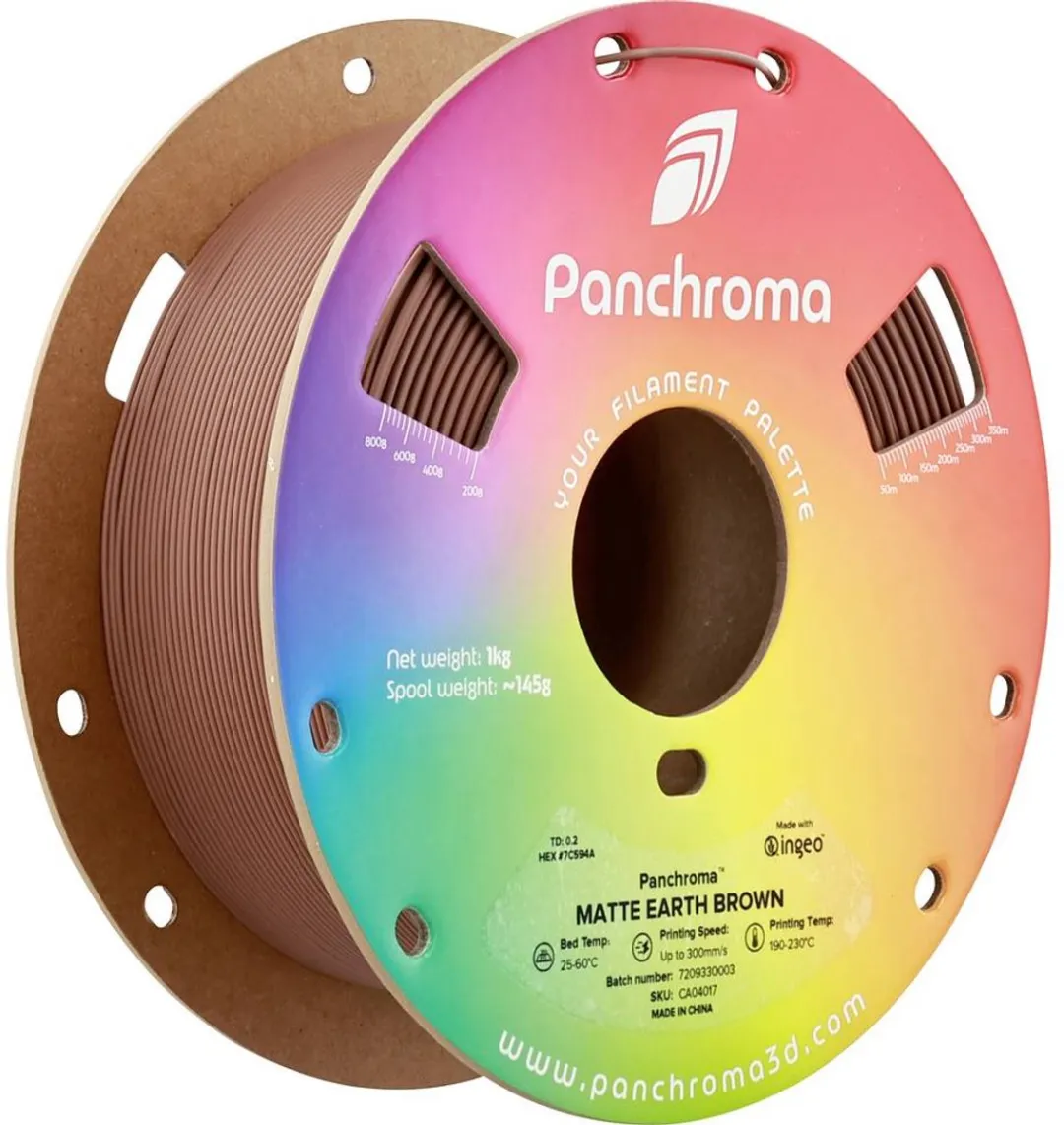 Polymaker Panchroma Matte PLA Filament 1.75mm 1000g Earth Brown
