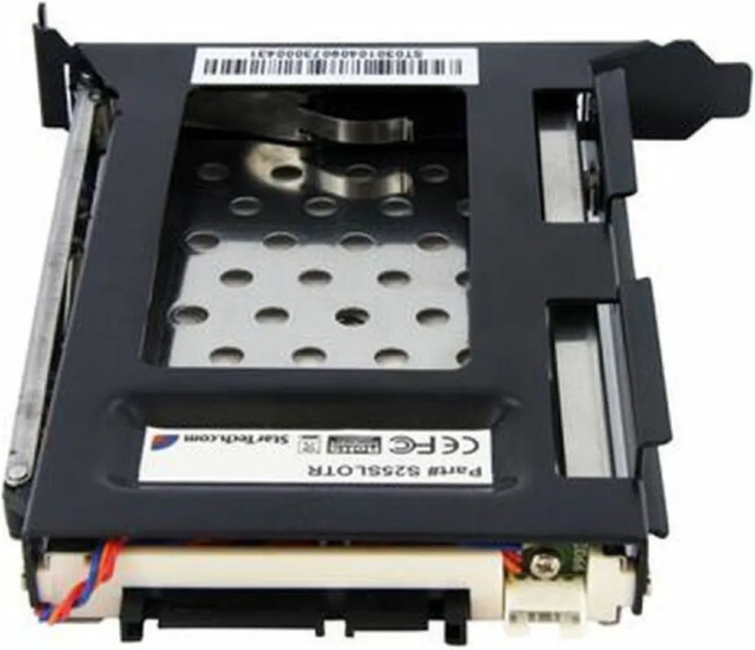 Startech S25SLOTR HDD Behuizing - Zwart