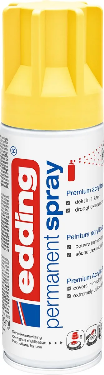 edding 5200 Spuitverf Verkeersgeel Mat 200ml