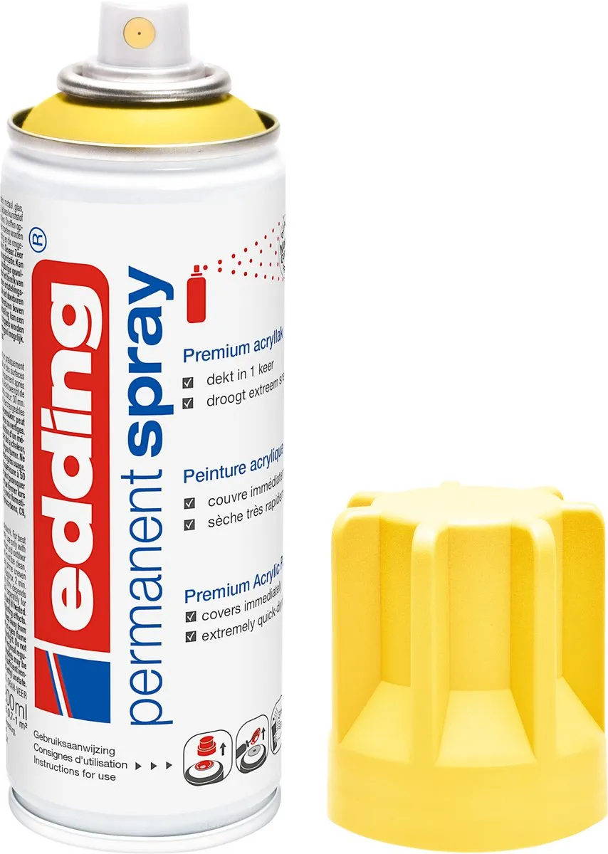 edding 5200 Spuitverf Verkeersgeel Mat 200ml