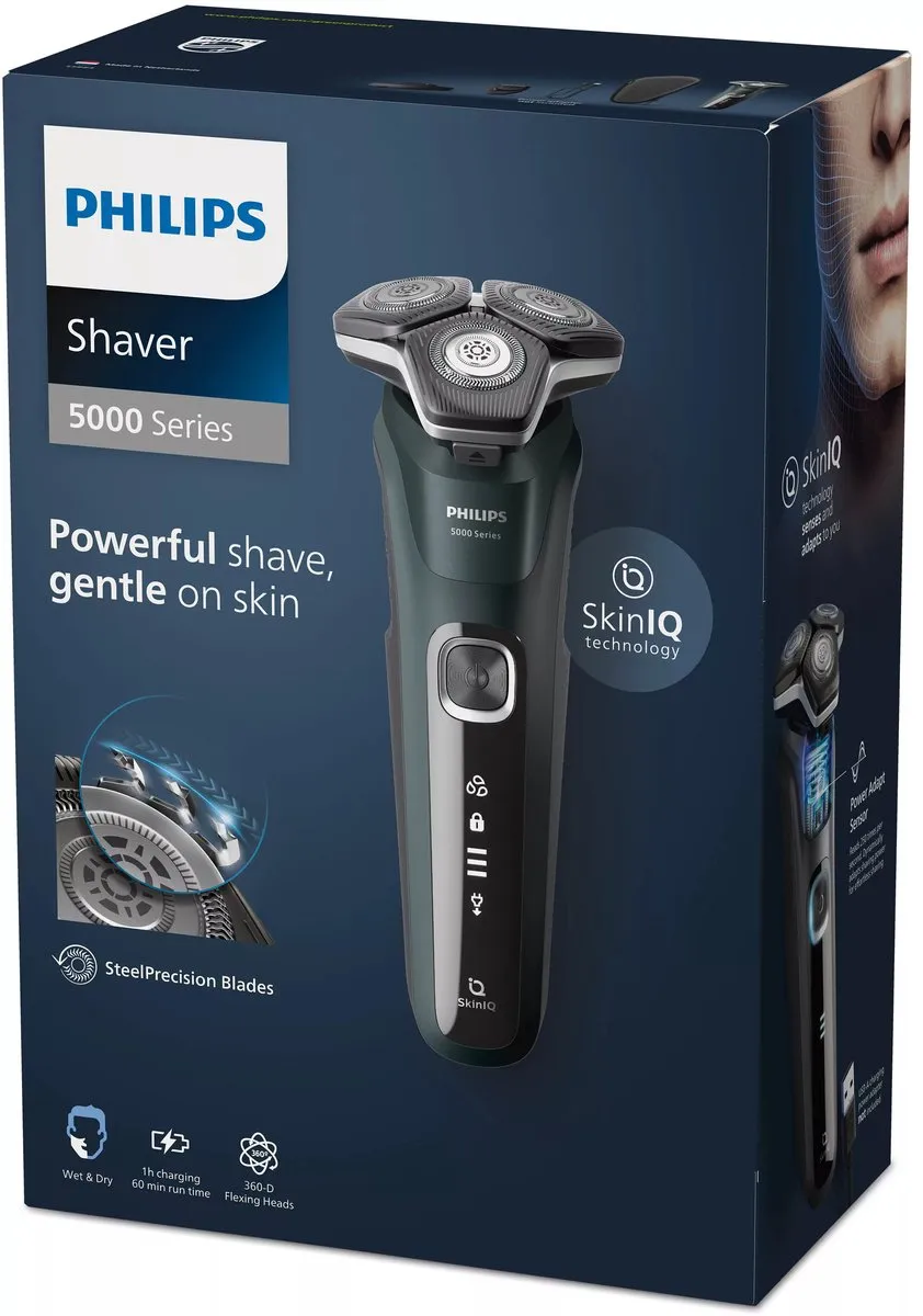 Philips S5884/38 Shaver Series 5000 Elektrisch Scheerapparaat Groen