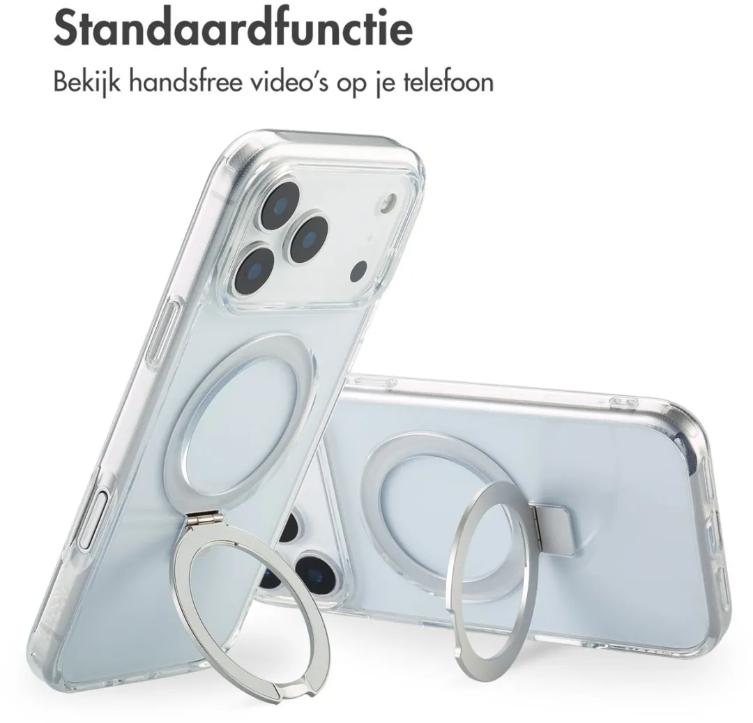Accezz iPhone 17 Pro Max Hoesje - Transparant - MagSafe