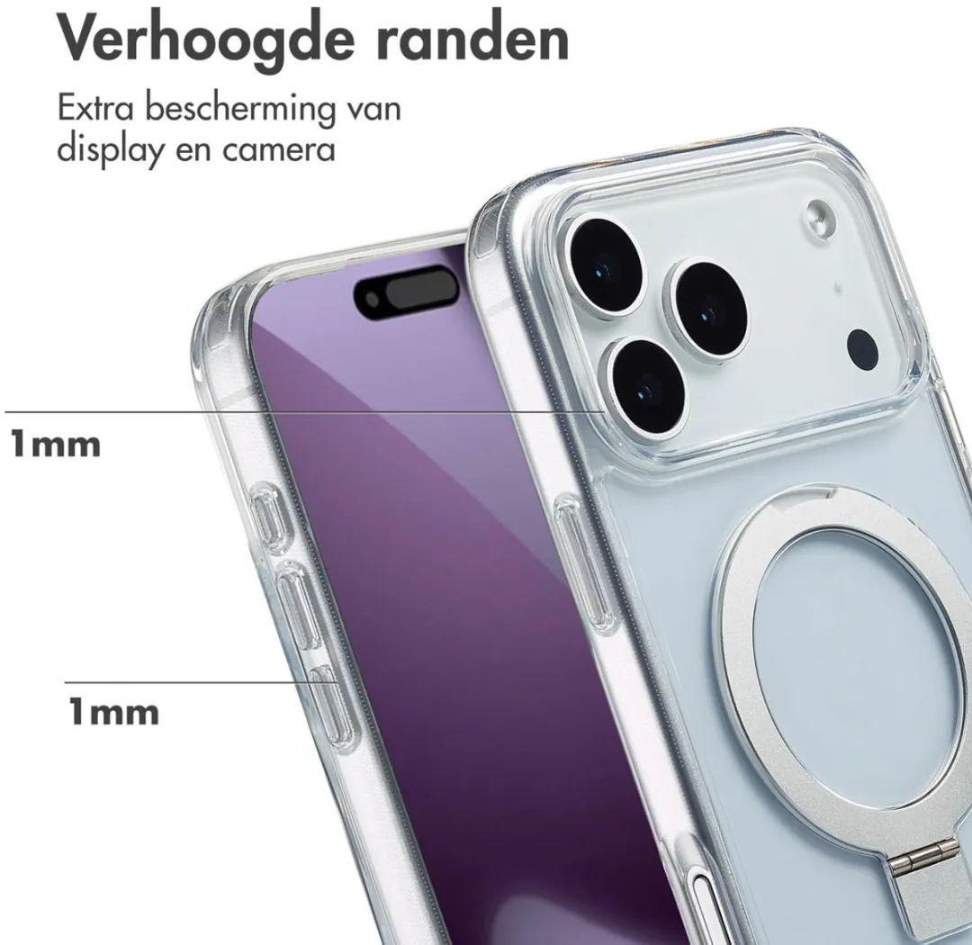 Accezz iPhone 17 Pro Max Hoesje - Transparant - MagSafe