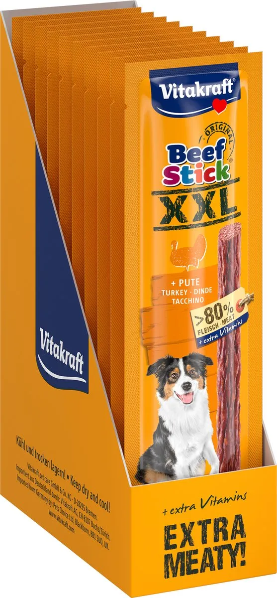 Vitakraft Beef Stick XXL Kalkoen