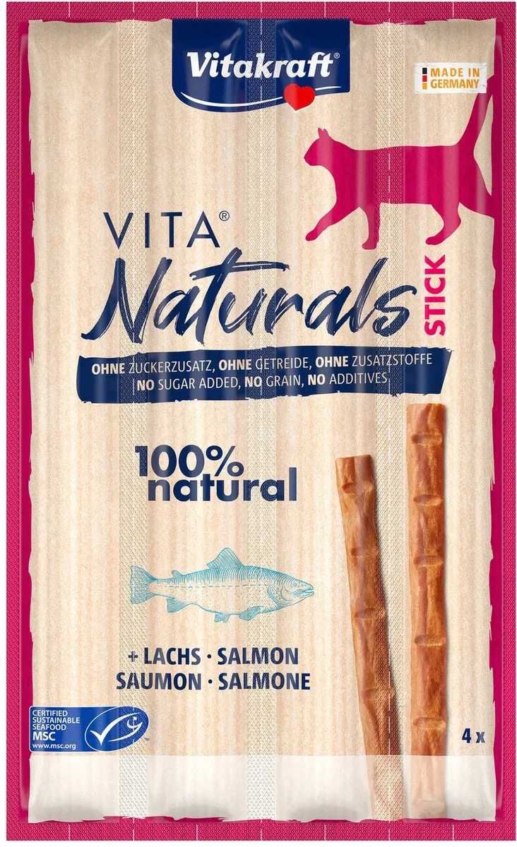Vitakraft Naturals Cat Sticks - 4 Stuks