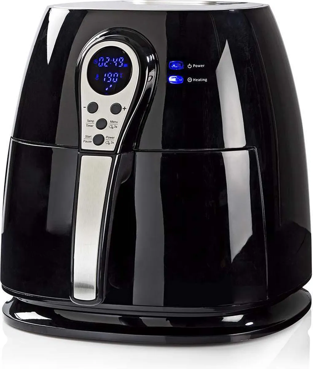Nedis Heteluchtfriteuse 3L Digitaal - 1400W - Zwart
