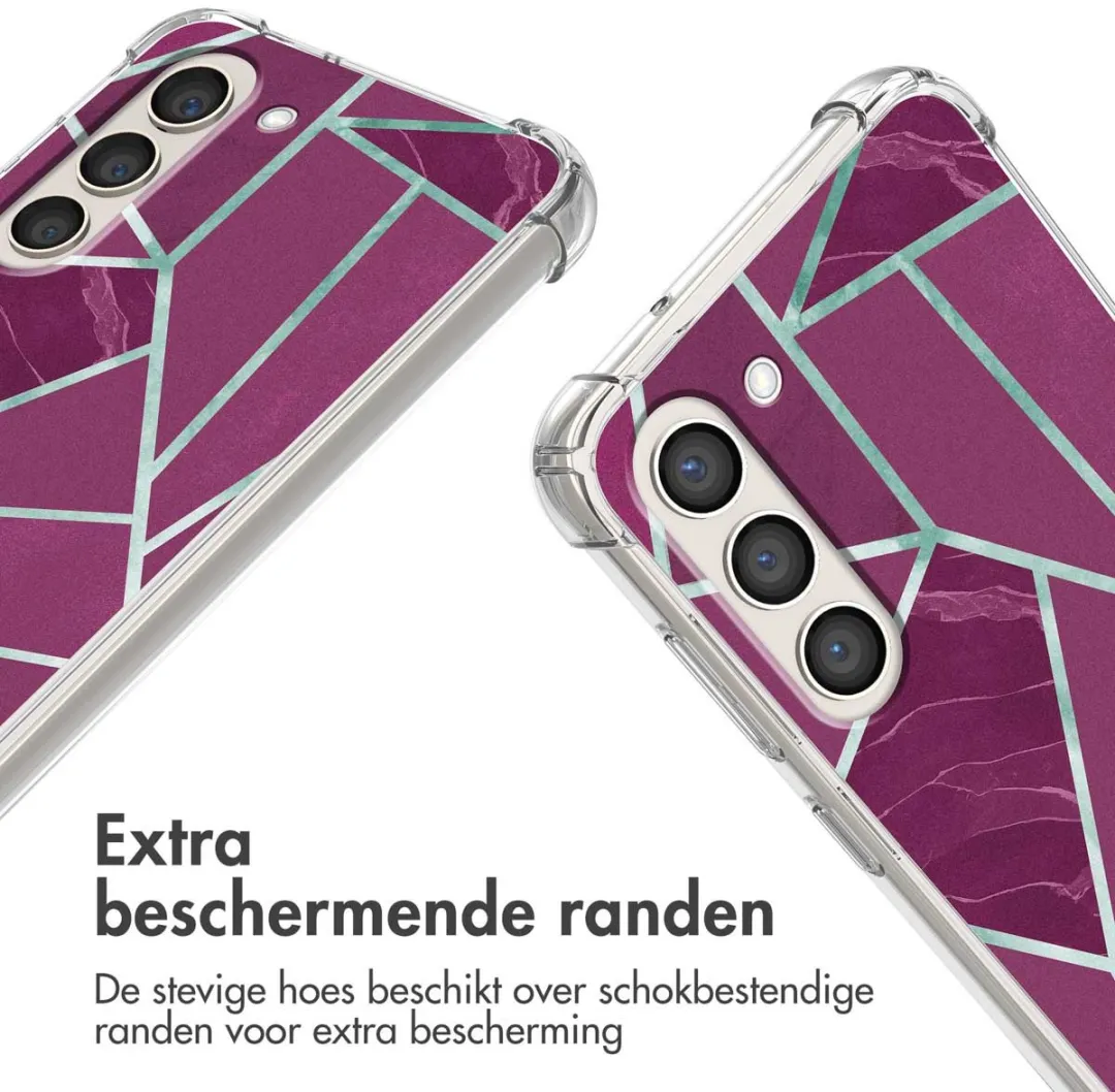 Imoshion Hoesje Samsung Galaxy S23 Plus - Bordeaux Graphic
