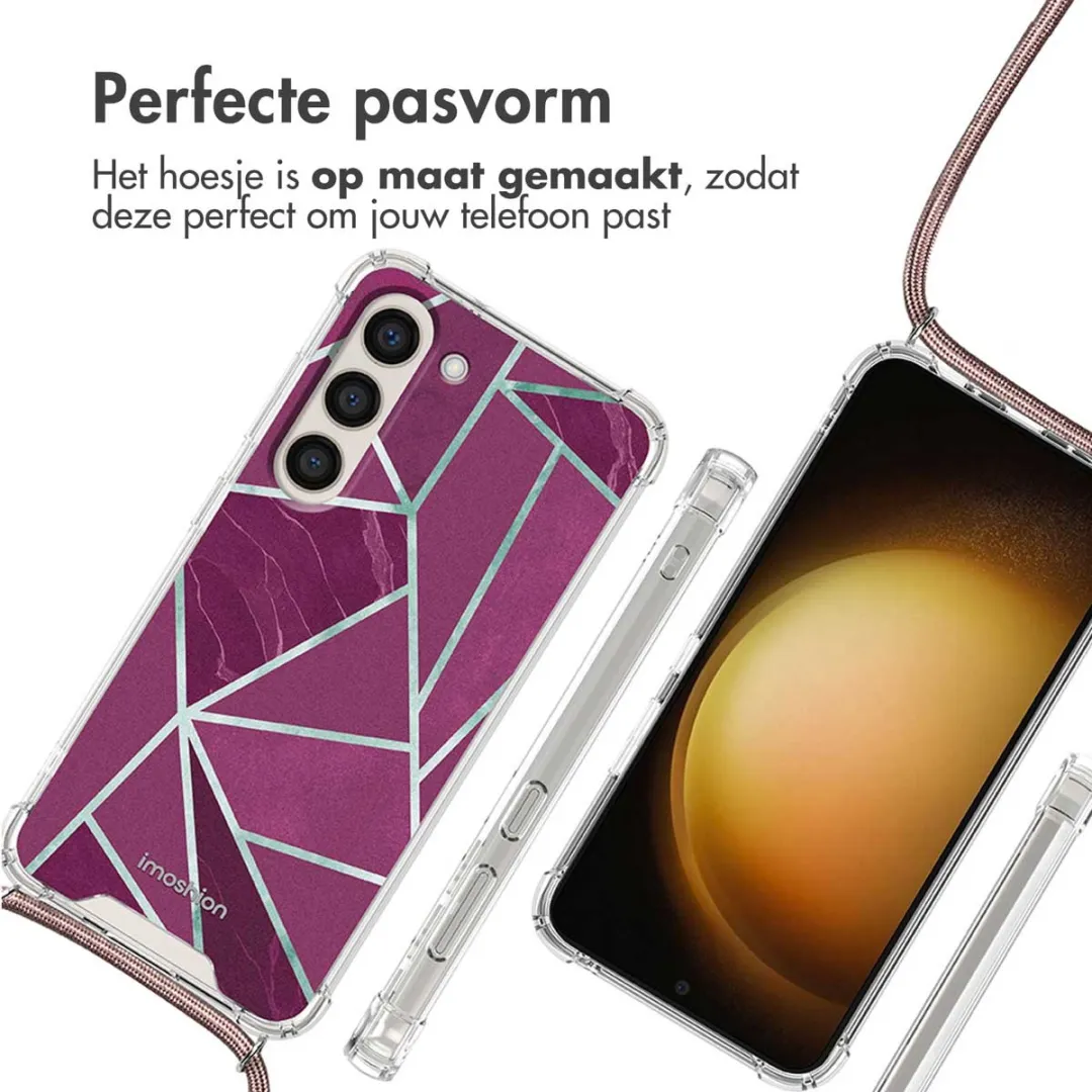 Imoshion Hoesje Samsung Galaxy S23 Plus - Bordeaux Graphic