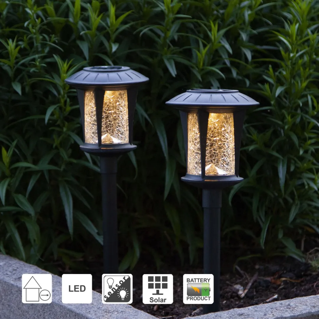 Star Trading 481-42 Grondverlichting LED - 0,03W - 2 Stuks - Zwart