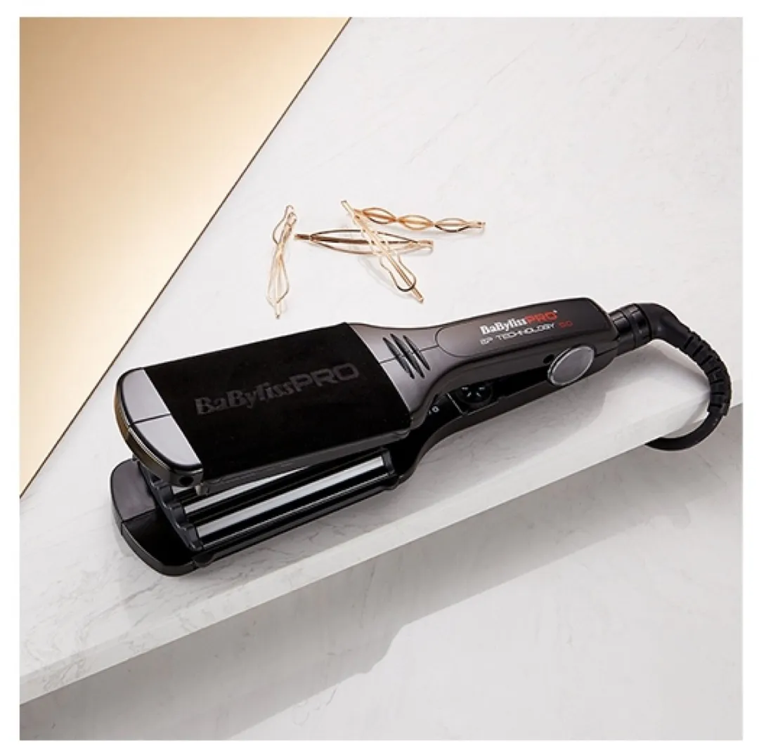 BaBylissPRO BAB2512EPCE Wafeltang 60mm - Zwart