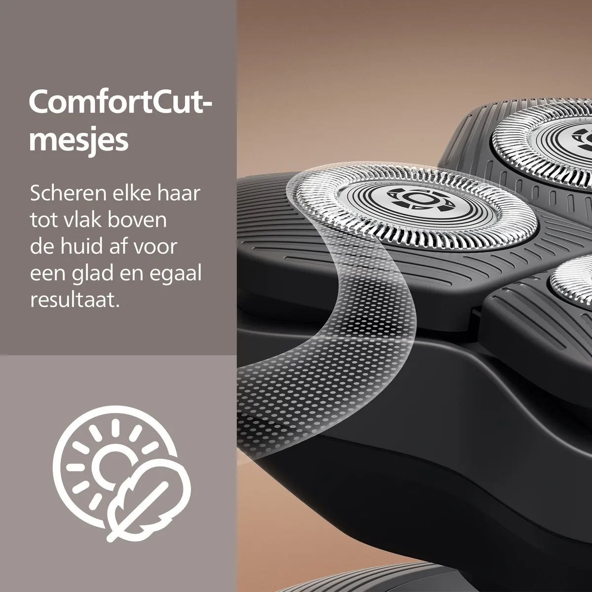Philips Series 7000 HS7980/15 Scheerapparaat Hoofd - Black - 4 Mesjes
