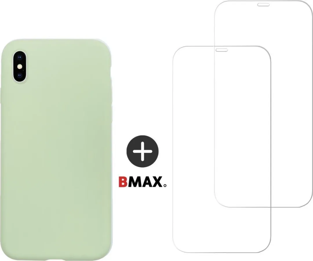 BMAX iPhone X Siliconen Hoesje Mintgroen