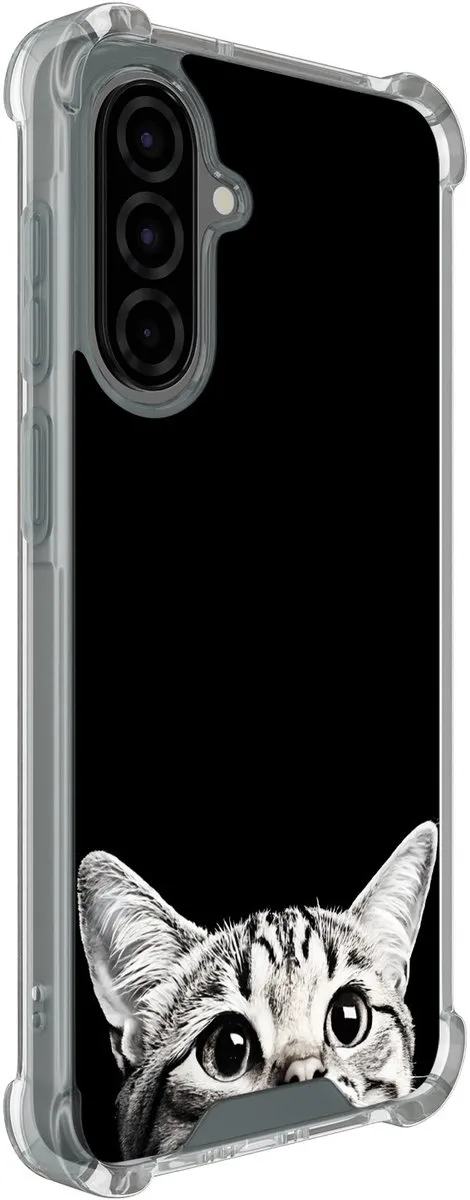 Casevibes Shockproof Hoesje Samsung Galaxy A36 - Kat Kiekeboe - S/A36/S/007