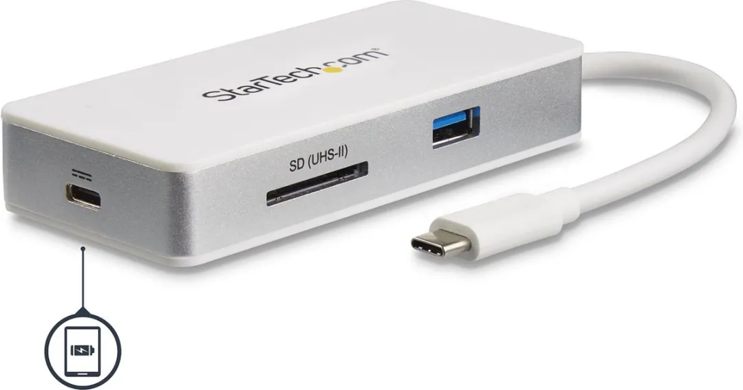 Startech DKT3CHSD4GPD USB-C 4-in1 Adapter - 100W PD - 4K HDMI - GbE - SD UHS-II