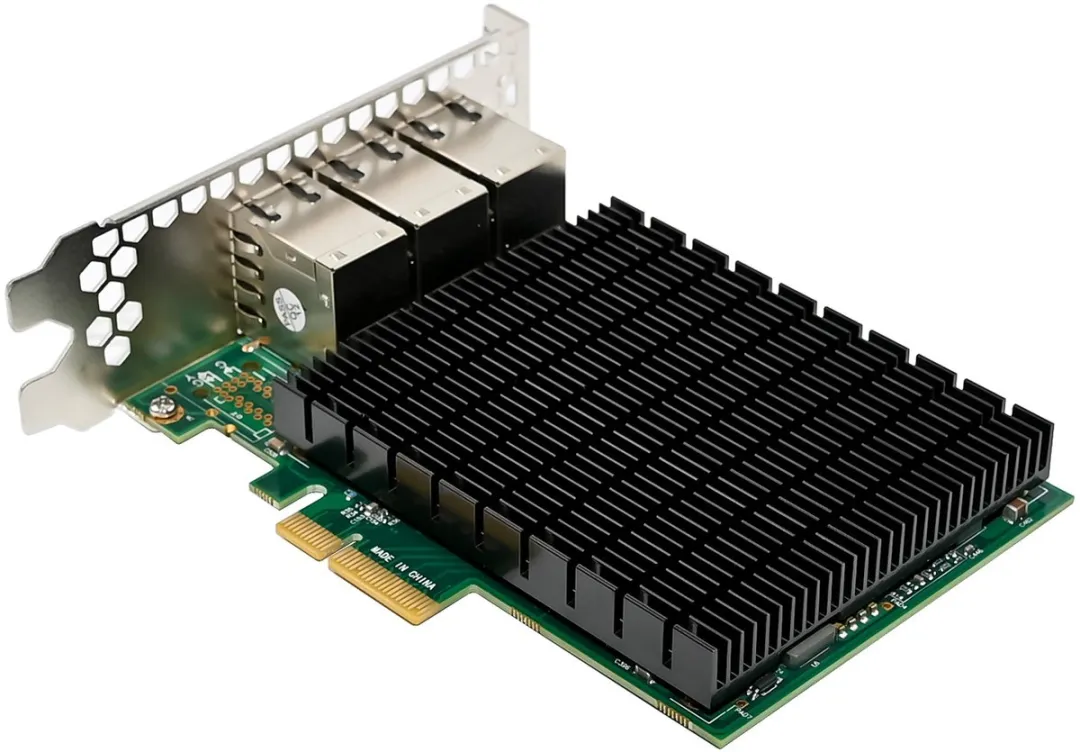 InLine 51127C 6-poorts Gigabit Netwerkkaart - Zwart