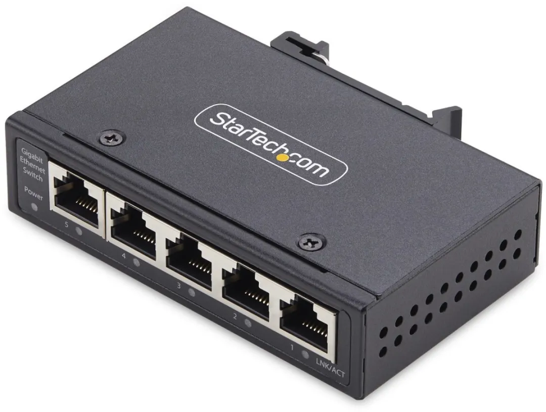Startech I51G-ETHERNET-SWITCH Industriële Netwerkswitch 5 Poorten