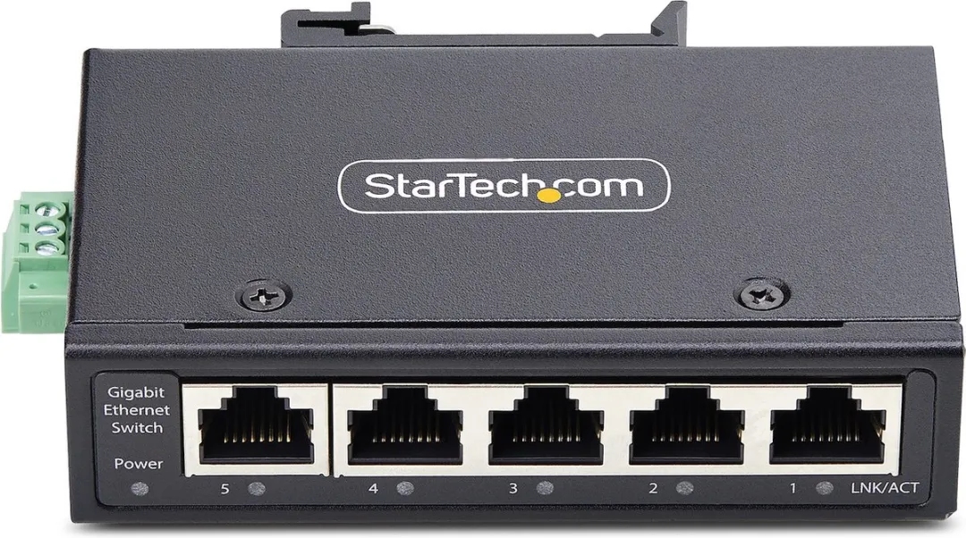 Startech I51G-ETHERNET-SWITCH Industriële Netwerkswitch 5 Poorten