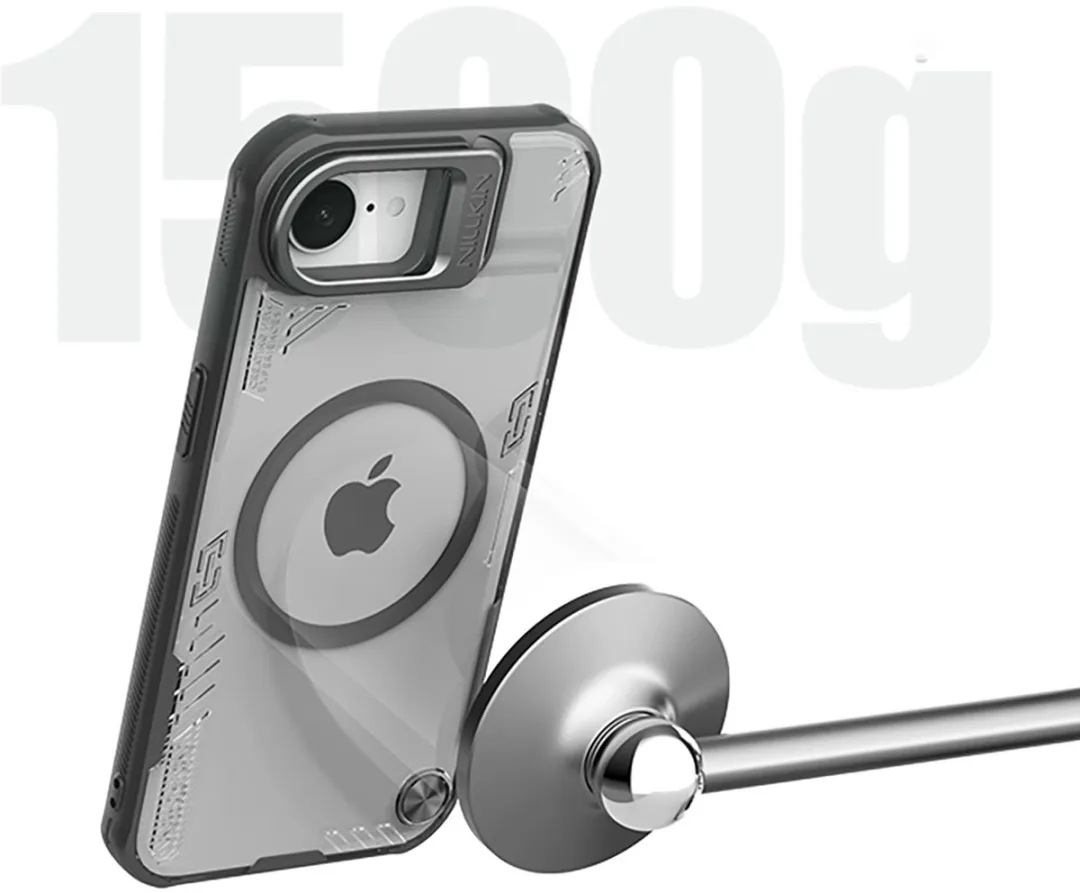 Nillkin Iceblade Prop Magnetische Hoes iPhone 16E - Zwart - afbeelding 3 van 6