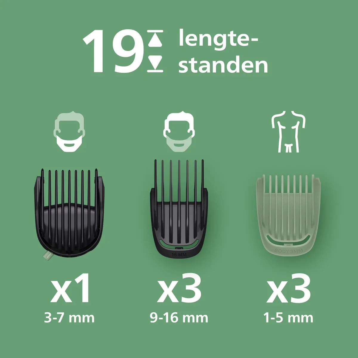 Philips Series 7000 MG7921/15 Multigroom Trimmer - 15 in 1 - Zwart/Grijs