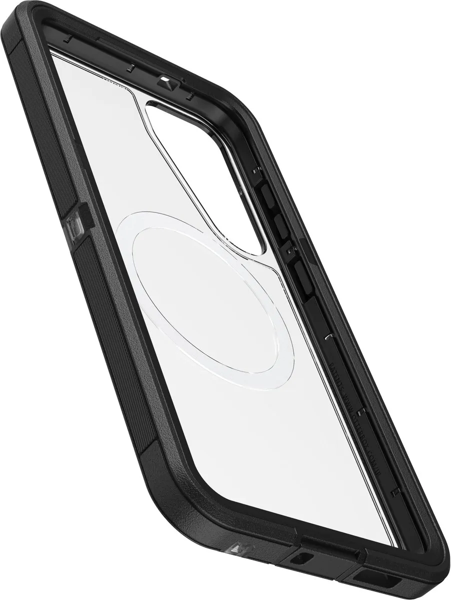 OtterBox Defender XT Magnets Case Samsung Galaxy S25 Plus - Zwart/Transparant - afbeelding 6 van 6