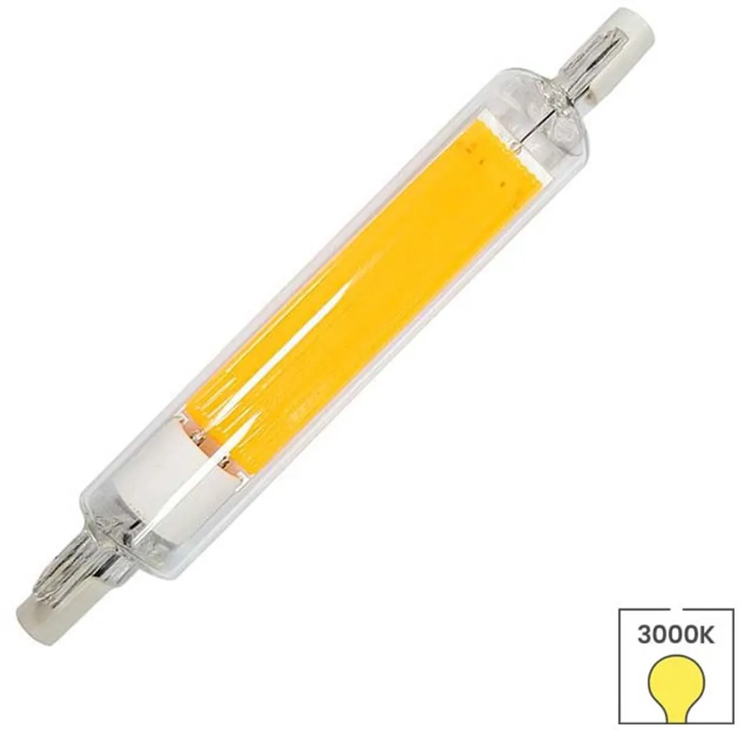 Lybardo - R7s LED staaflamp - 118 mm - 7.5W - 3000K modern Warmwit Licht