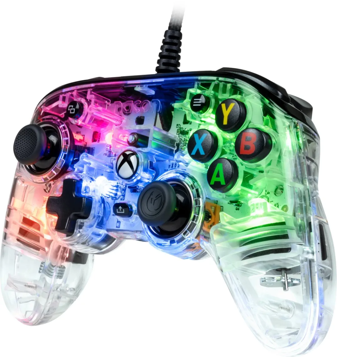 Nacon Pro Compact Controller Xbox Series X|S - Transparant RGB