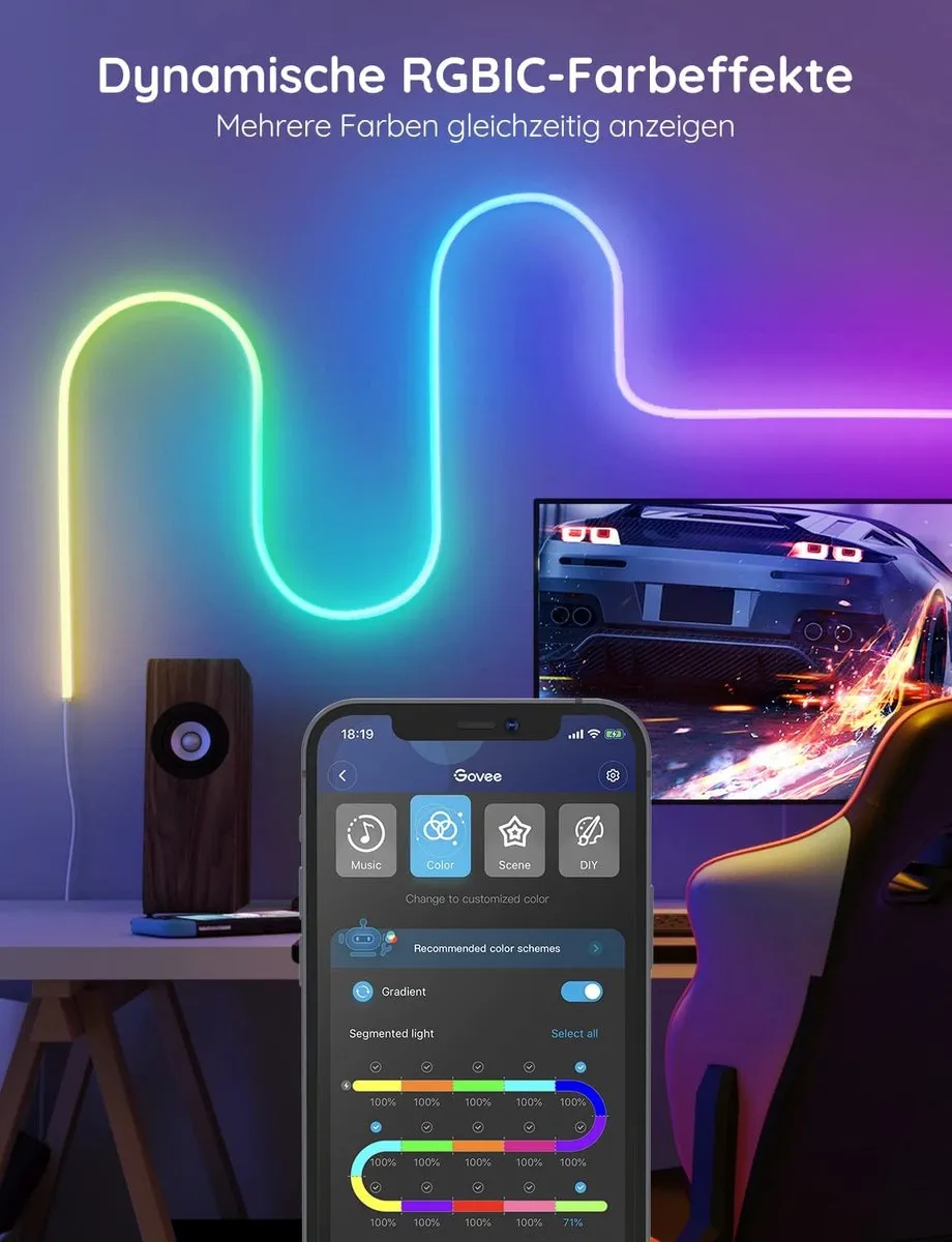Govee Decoratieve LED Strip RGB - Multi