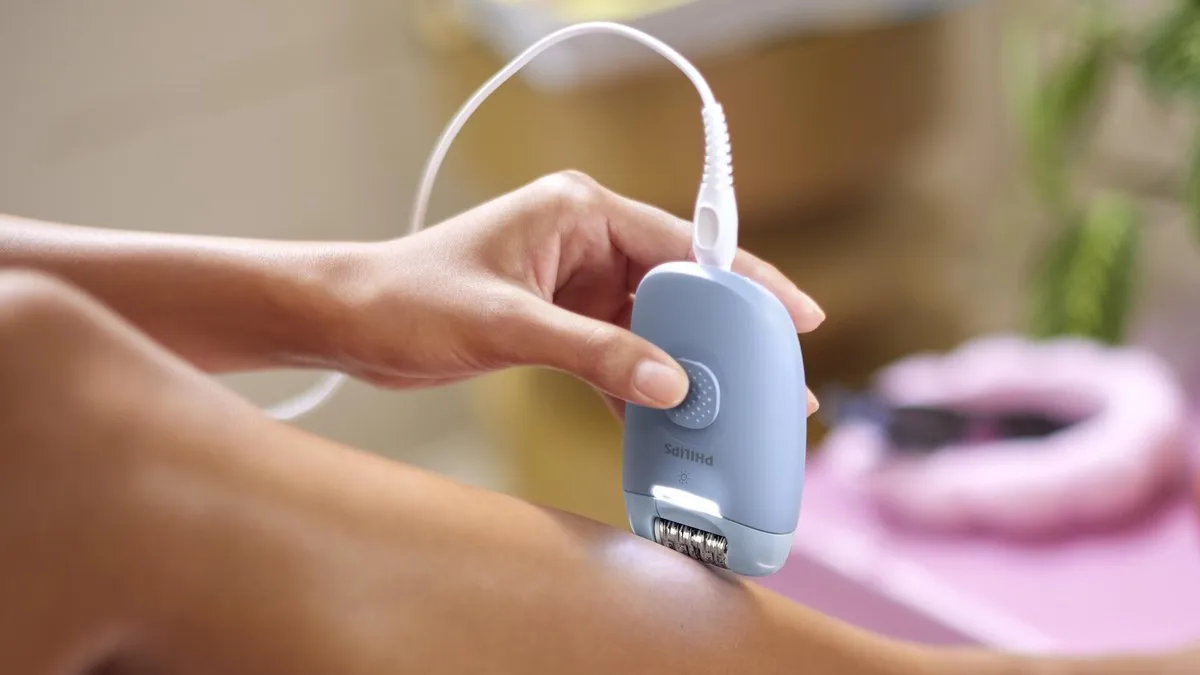 Philips Series 4000 BRE247/00 Epilator & Scheerapparaat - Blauw - afbeelding 6 van 6