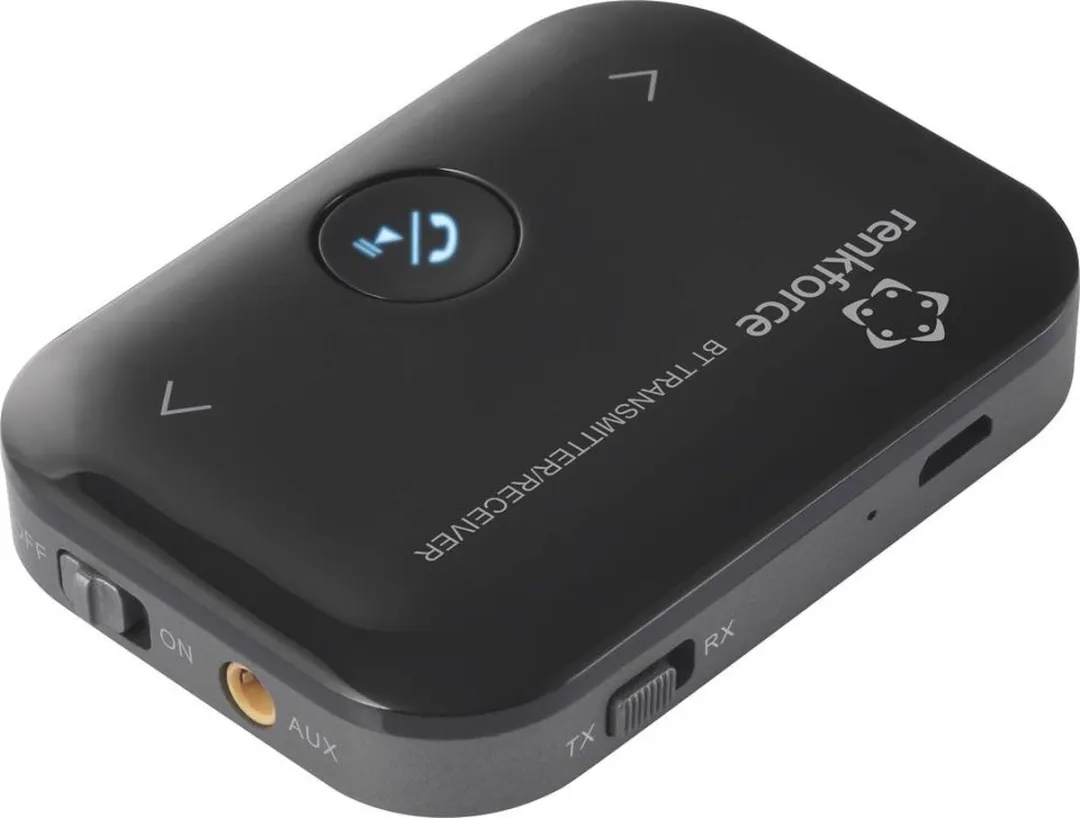 Renkforce RF-BTR-150 Bluetooth Muziekzender/Ontvanger 5.0 - Zwart