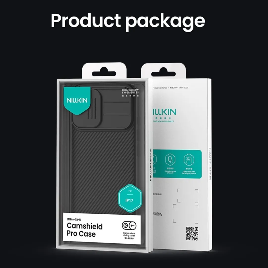 Nillkin CamShield Pro Hoesje iPhone 17 - Zwart - afbeelding 6 van 6