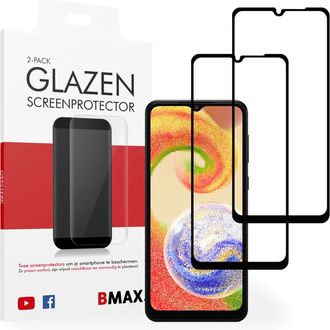 BMAX Samsung Galaxy A04 Screenprotector 2 Stuks