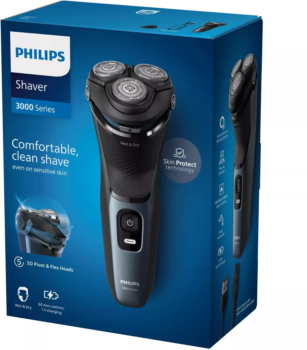 oplaadbaar elektrisch scheerapparaat - philips - S3144/00