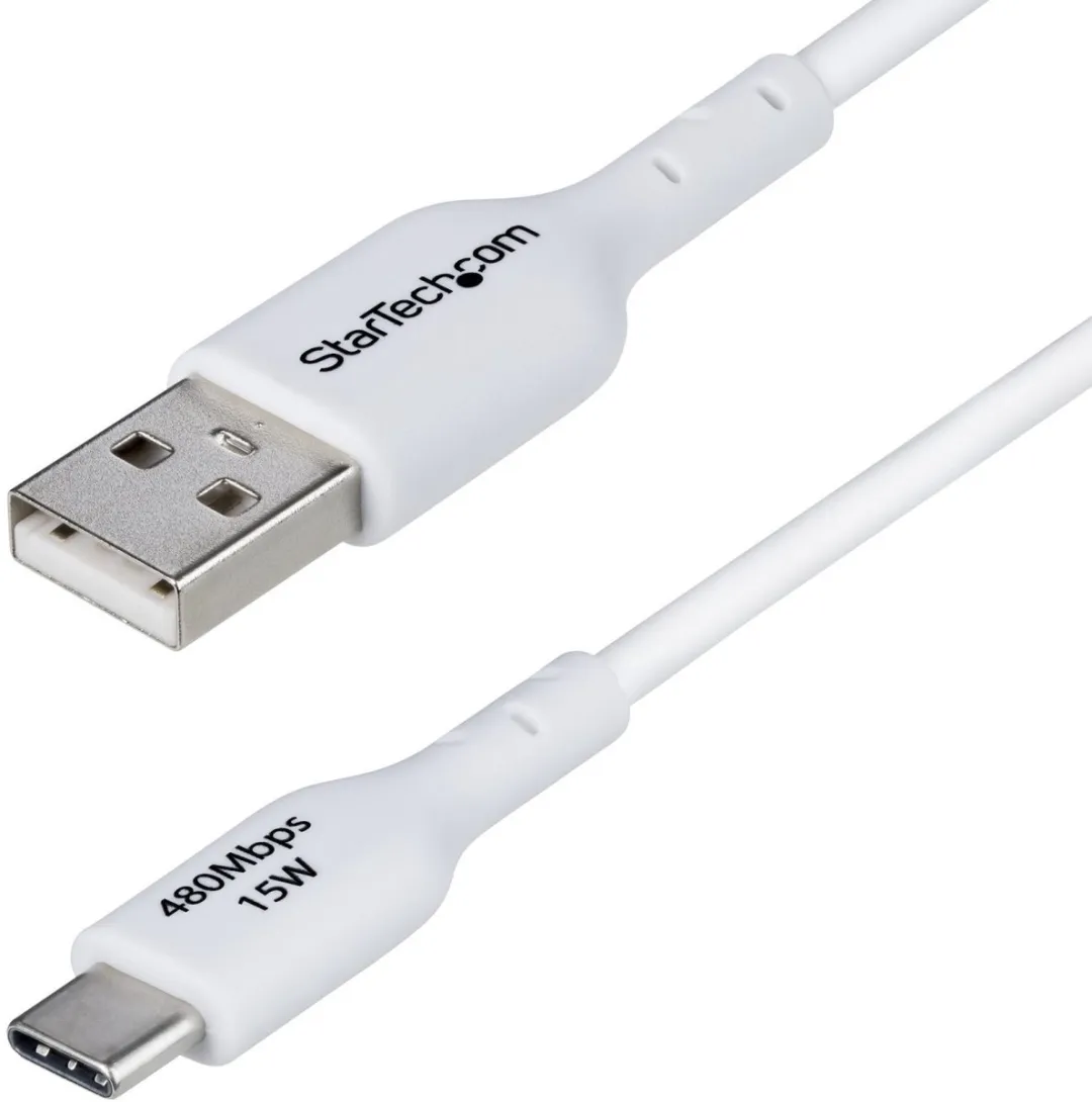 Startech USB2AC1MW USB-A naar USB-C Laadkabel 3A