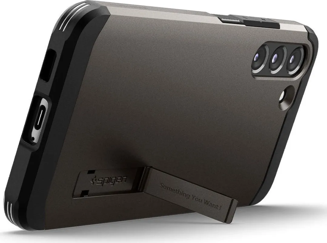 Spigen Tough Armor ACS03992 Hoesje - Samsung Galaxy S22 - Grijs - afbeelding 4 van 6