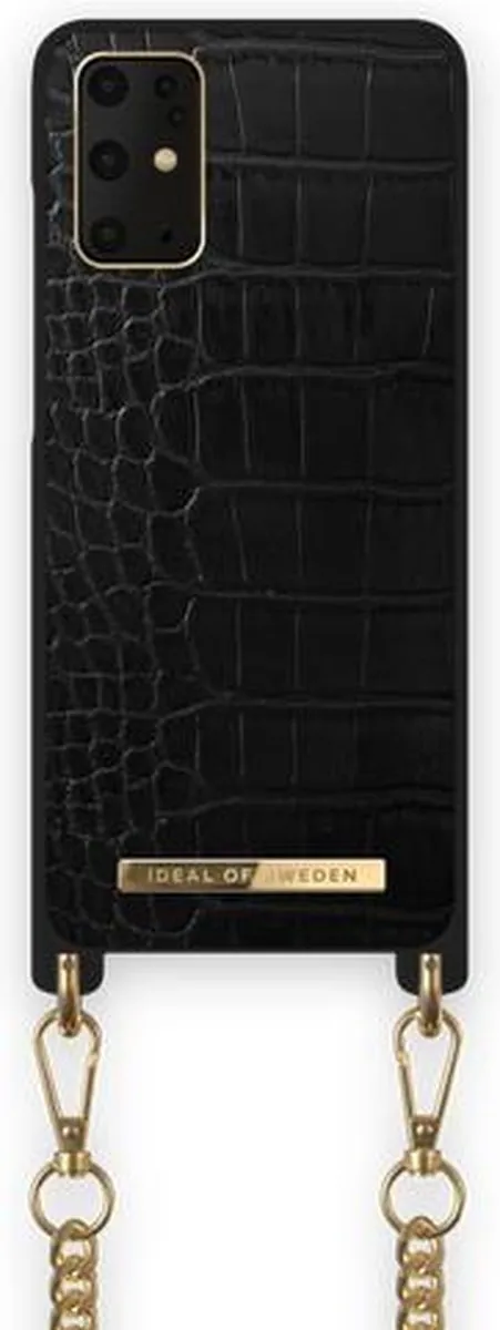 iDeal of Sweden Galaxy S20+ Jet Black Crocodile Hoesje - IDNCSS20-S11-207