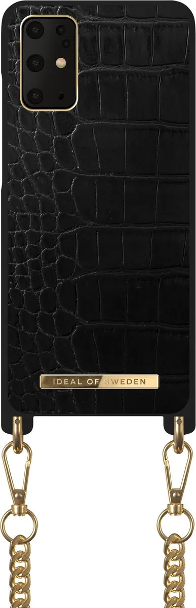iDeal of Sweden Galaxy S20+ Jet Black Crocodile Hoesje - IDNCSS20-S11-207