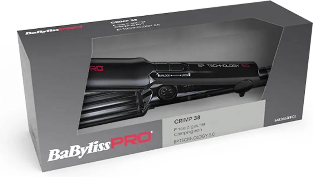 BaBylissPRO BAB2658EPCE Wafeltang - 5 standen - Zwart