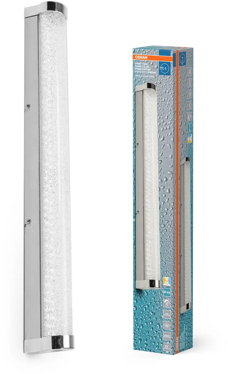 Osram Orbis Tube LED Wandlamp 12W 1200lm - Chroom - 60cm - IP44