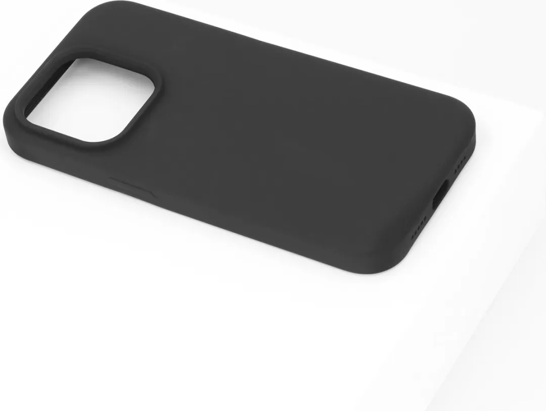 BMAX Siliconen Hoesje iPhone 14 Pro Max - Zwart