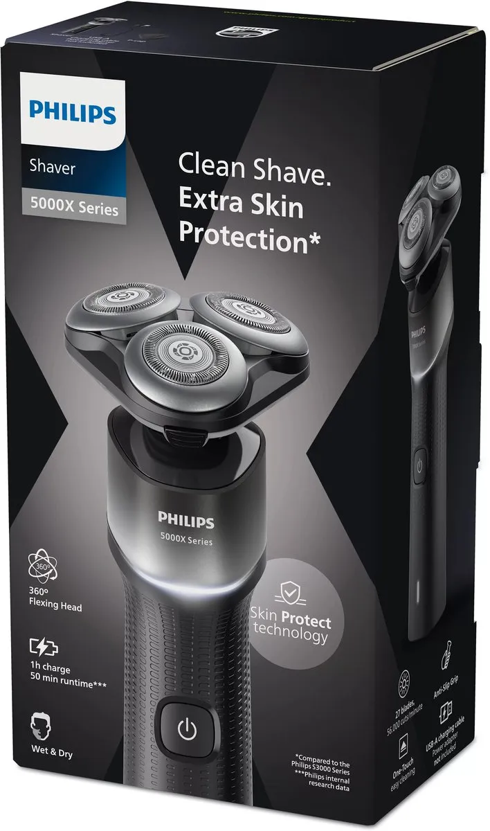 Philips Series 5000X X5004/00 Scheerapparaat - Nat & Droog - Grijs/Zwart