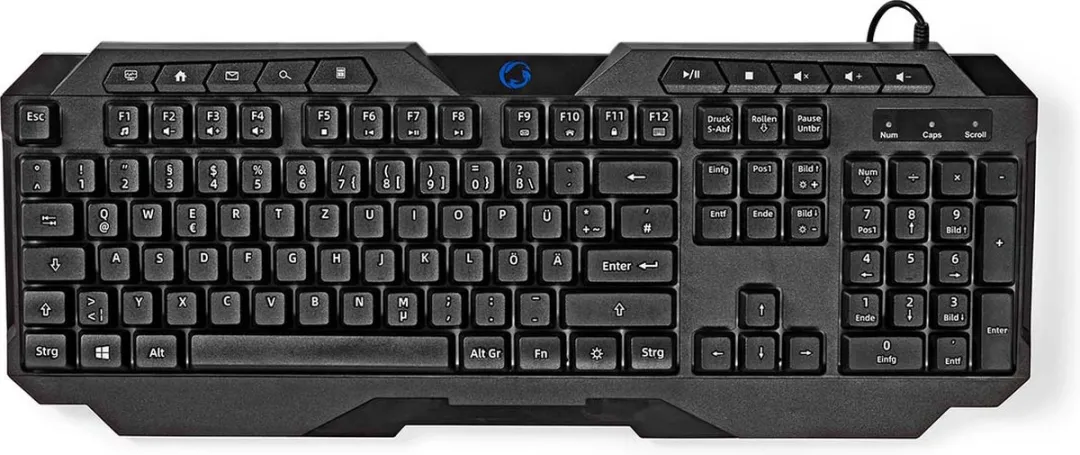 Nedis GKBD110BKDE Gaming Toetsenbord - Bedraad - Zwart