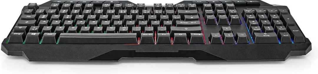 Nedis GKBD110BKDE Gaming Toetsenbord - Bedraad - Zwart