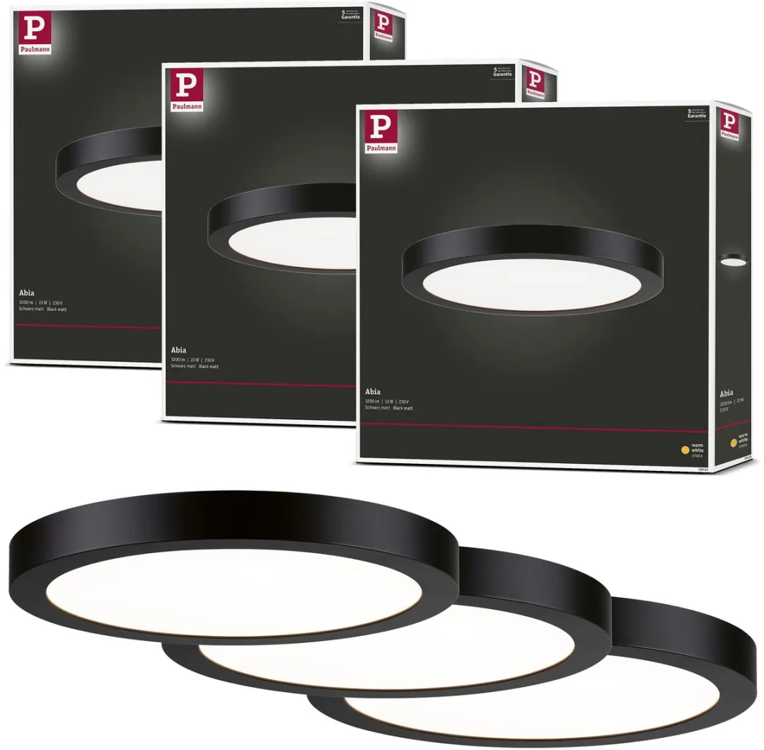 Paulmann LED-paneel Abia rond 300mm